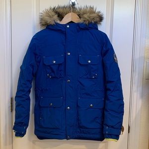 Lands’ End Kids Expedition Down Waterproof Winter Parka, size M 10-12